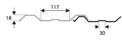 profil tabla trapezoidala model T 18